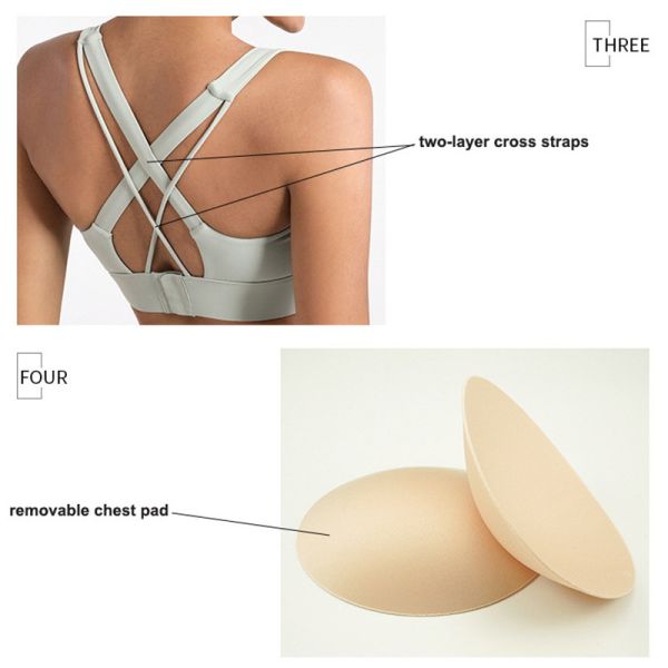 Solid Color Women's 2 Piece Yoga Set Sexy Cross Back Bra Sports Clothes Yoga Leggings
