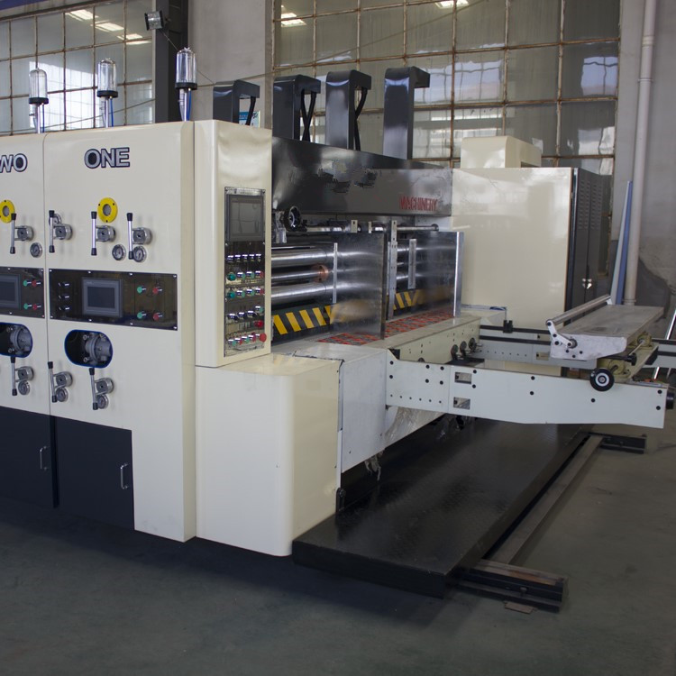 Высокоскоростная роторная папка Gluer Slotter Flexo последовательно с резцом плашки