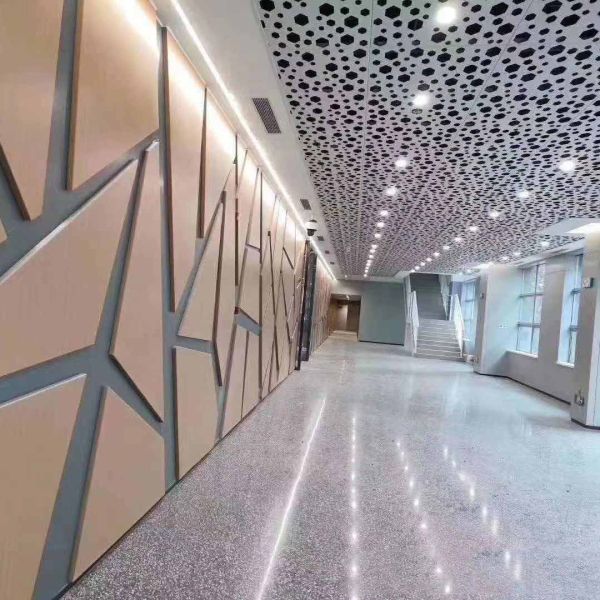 2mm Exterior Aluminum Wall Panel Fireproof Waterproof Office Building