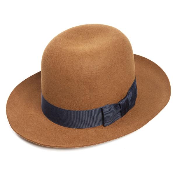 Wool Felt Vintage Felt Fedora Wide Brim Panama Hat Poly String Sweatband Unisex