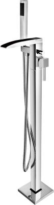 Modern Floor Monted Freestanding Bath Shower Mixer Brass Ceramic T8850N