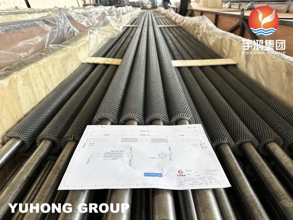 HFW High Frequency Welded Serrated Fin Tube For Boiler Economizer