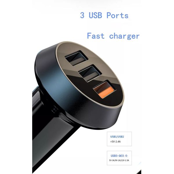 заряжатель автомобиля обязанности 3,0 USB Iphone наивысшей мощности 30w быстрый
