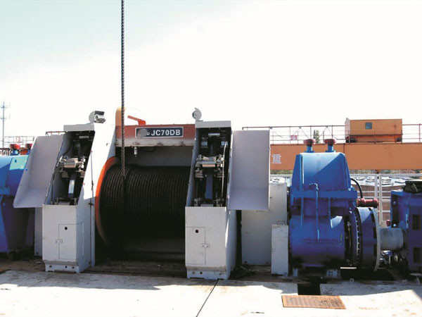 3 буровая установка Drawworks передачи 1.2M/S скорости цепная
