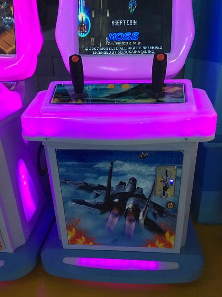 Lovely Kids Coin Operated Game Machine , Plane Shooting Arcade Machine