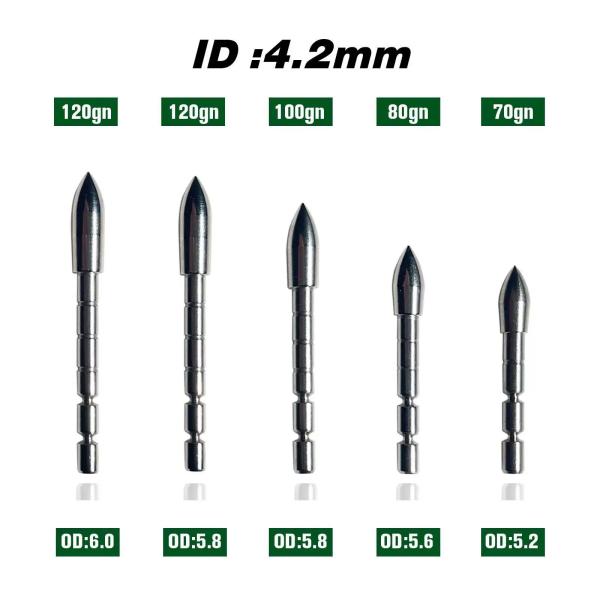 Various Arrow Component CNC Lathe Machined for archery component