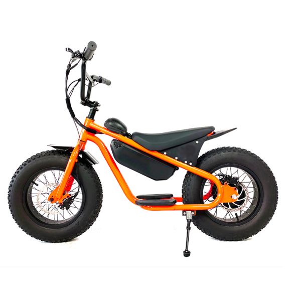 60-70 Nm Torque Little Fat Tire Electric Dirt Bike for Kids 13AH Chopper Motorcycles