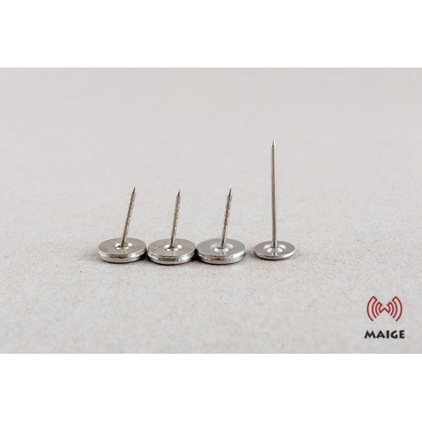 Swivel Metal Rf Pin EAS Accessories Wear Resistant CE / ROHS Approved