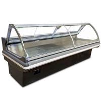 Resfriador/congelador de display self-service de saída de fábrica para resfriamento de alimentos