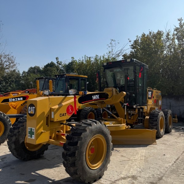 Hot Sale Second Hand CAT 140K Motor Graders Used  140K Graders Land Leveller with Stable Performance