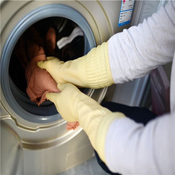 Unlined Extra Long Sleeve Rubber Gloves Beautiful Household Cleaning