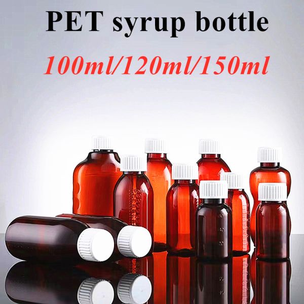 3oz 5oz Cough Syrup Brown Bottle OEM 28mm Neck YBB Standard