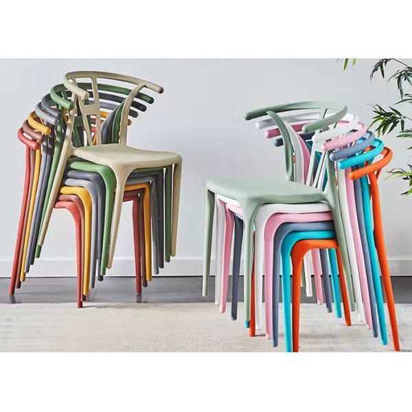 Green Plastic Chair Without Arms