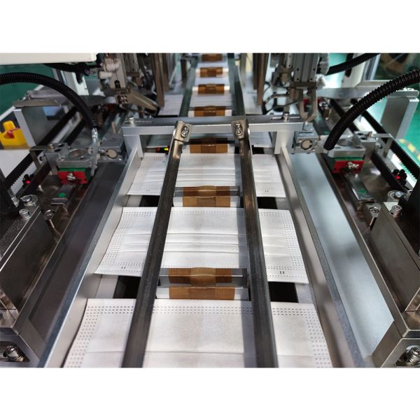 производственная линия ткани сварочного аппарата 150pcs 2D автоматическая Earloop Nonwoven