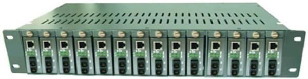 14 entalhes escolhem/conversores de fibra óptica duplos 50 dos meios ~ 60HZ