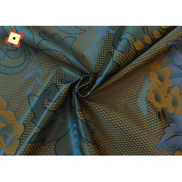 100% Polyester Cotton Mattress Quilting Fabric Warp Knitted Printed Skin Friendly