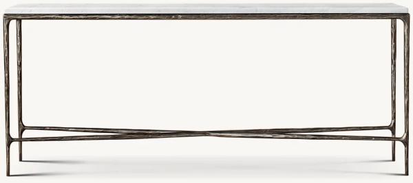 Bedroom Functional Console Table Furniture With Stainless Steel And Glass Top