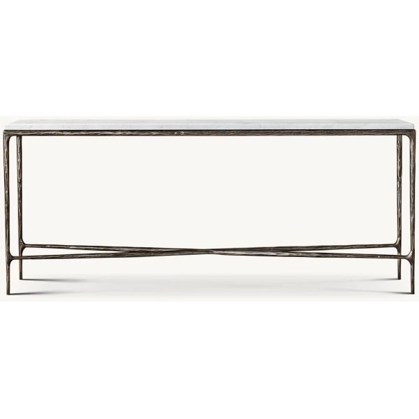 Bedroom Functional Console Table Furniture With Stainless Steel And Glass Top