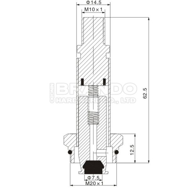 размер armature Тип AC магнита Nass DC 110V 220V катушки 0545 12V 24V клапана соленоида