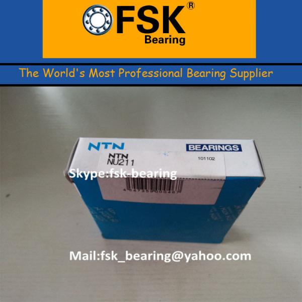 OEM Cylindrical Roller Thrust Bearings with Straight Groove NTN Brand NU211