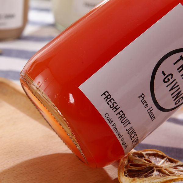 толстая стеклянная бутылка напитка 500мл с соломой/крышкой экологически дружелюбными