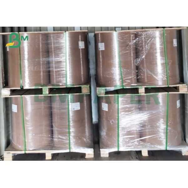 120gsm 25inch Pure Wood Pulp Kraft Paper Roll For Garment Hangtags