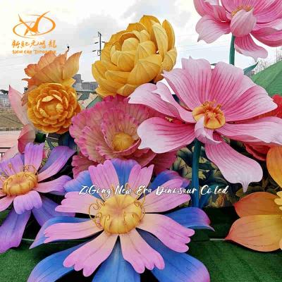 Exhibition Chinese Flower Lantern Arts Mechanical Design / Graphic Design