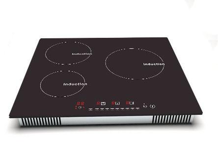 Hotel Digital Display 18.7lb Three Burner Cooktop
