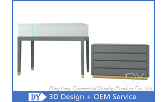 Lxury Wood Черный ювелирный магазин Конторы / Витрина ювелирного магазина