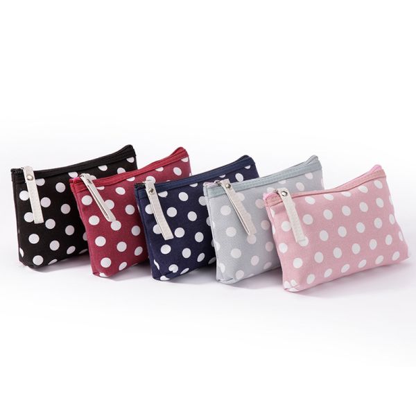 Customised Waterproof Fashion Canvas Small Cosmetic Bag for Organizing Essentials