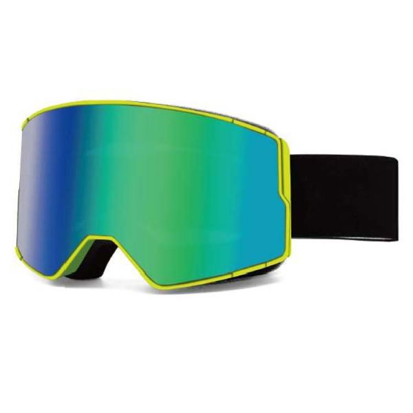 1/2/3 Layers Face Foam Optional Anti-fog UV400 Ski Goggles with Magnetic Feature
