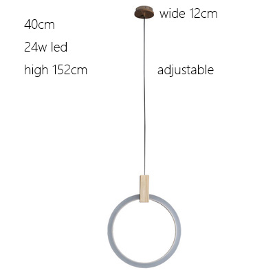Необыкновенный акриловый современный шкентель освещает абажур круга для крытого домашнего освещения