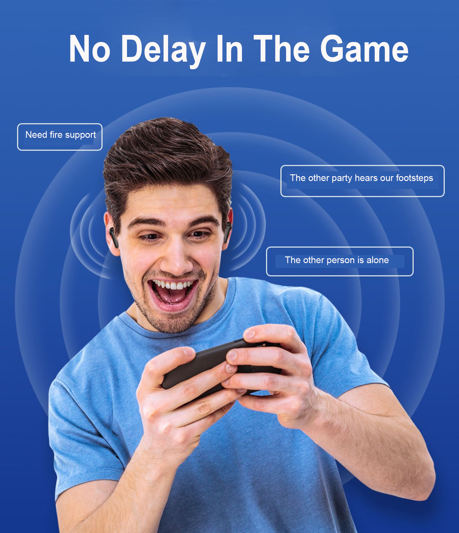 LED Flashing IPX4 Wireless Stereo Gaming Headset