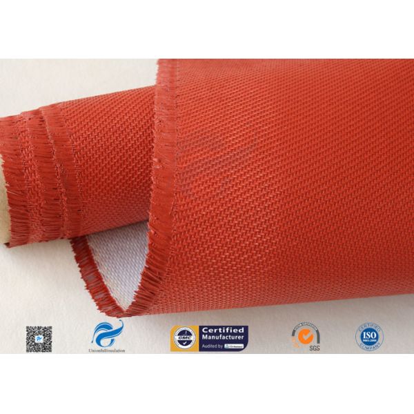 покрытая силиконом ткань стеклоткани 1000ГСМ для одеяла огня электрической изоляции