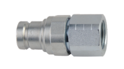 SS316 Hydraulic Flat Face Coupler NPT Thread For Petrochemicals