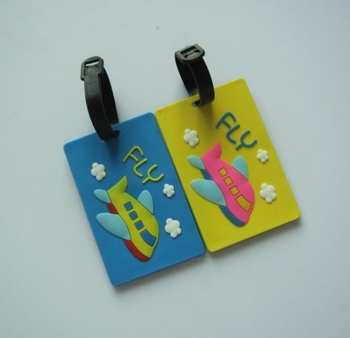 Soft PVC Luggage Tags with Camera Shaped, Perfect for Advertising Purposes and Collections