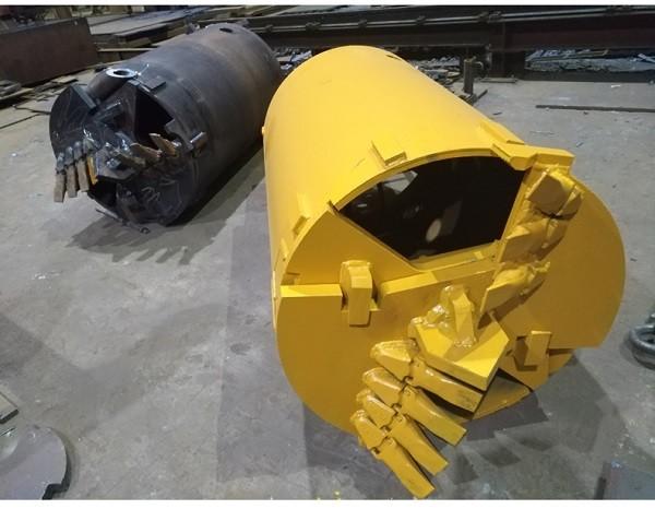 1500mm Diameter 16mm Thickness Bucket Auger Drilling For Bored Piles