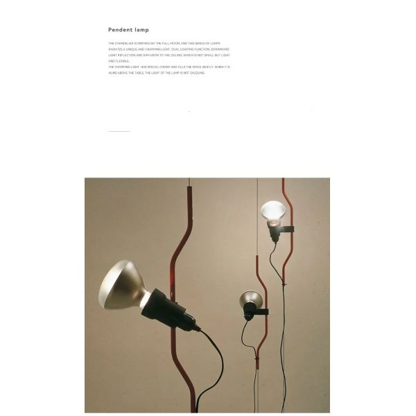 Italian Parentesi Pendant Lamp for Bedroom Bedside Lamp（WH-AP-663）