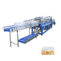 Máquina de embalagem automática de alta velocidade de tipo linear PE para embalagens de água em garrafas