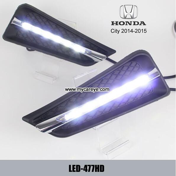 HONDA City 2014-2015 DRL LED Daytime Running Lights car exterior light