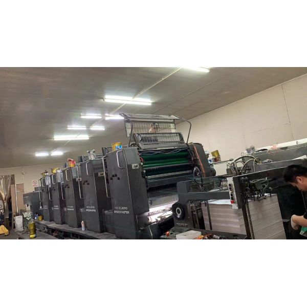 Máquina de impressão de offset Speed Master 102-5 Heidelberg usada 1993 Em excelente estado