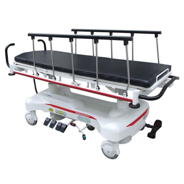 Structure hydraulique d'urgence pour le patient, chariot de traction avec rayons X, transparent 250 kg