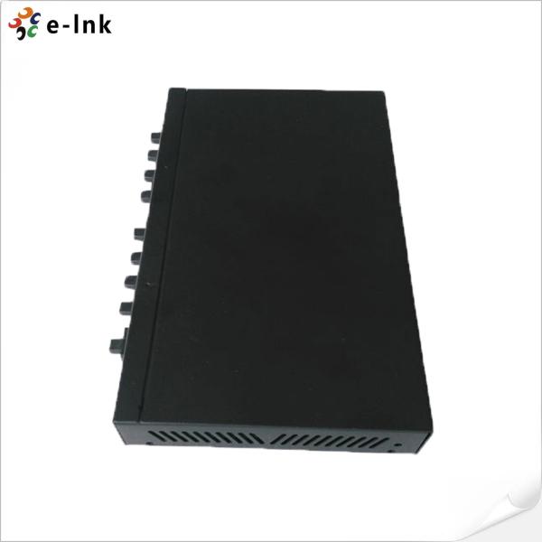 8x1000M SFP ports + 1x1000M SFP/TP port (Combo) uplink Managed Fiber Switch