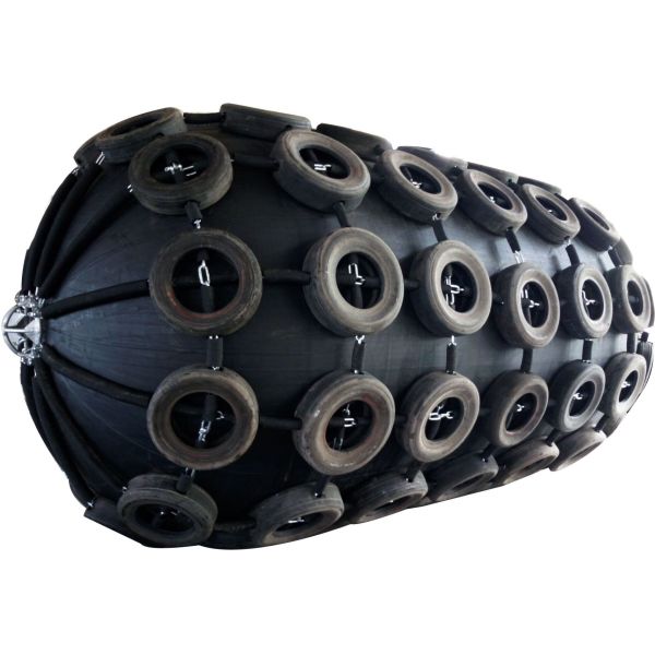 Net Type Floating Air Rubber Fender 50kPa Ship To Ship Berting