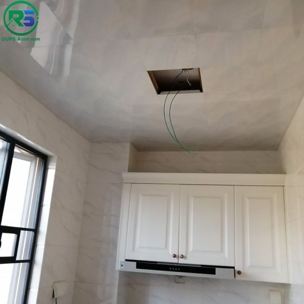 Specular Color Art Clip In Metal Ceiling Panel Hotel Home Decoration Building Material