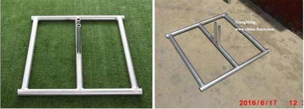 chain link temporary construction fence panels 6FT X 10F Mesh 2 3/8  x 2 3/8 ( 60mm x 60mm ) x 12 gauge wire