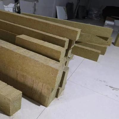 Yellow Rock Wool Strip Sound Absorption Rockwool Slats Insulation Materials