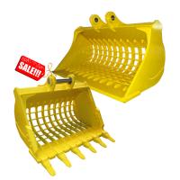 Máquina escavadora durável Skeleton Bucket, acessórios do Backhoe 12-20ton