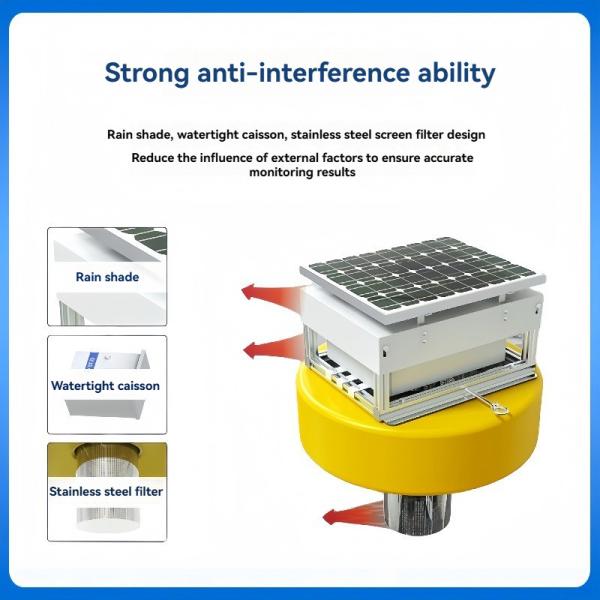 Float Type Water Quality Detector Vertical Intelligent for Aquaculture Industry