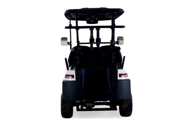 Road Legal 2 Seater Golf Buggy Utility Cart With 48 V Battery Power , white Color